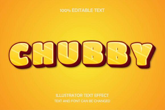 Download Chubby - Text Effect - Premium Resources